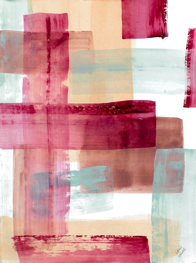 Rose and Peach I art print by Lanie Loreth for $57.95 CAD
