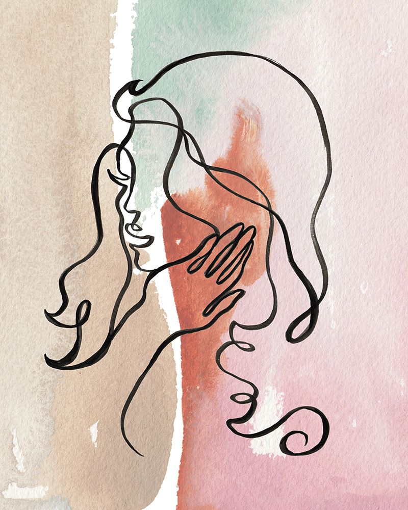 Girly Contour art print by Elizabeth Medley for $57.95 CAD