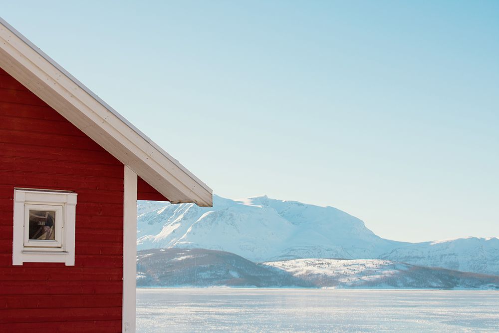 Winter Cabin art print by Kali Wilson for $57.95 CAD