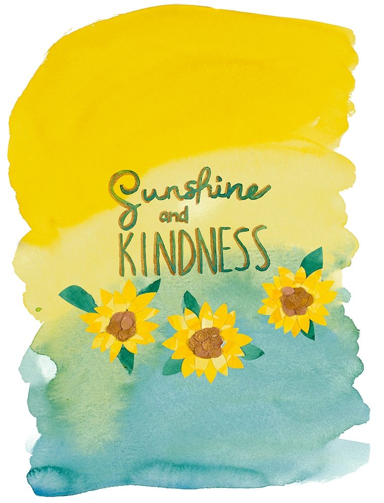 Sunshine and Kindness art print by Jen Bucheli for $57.95 CAD