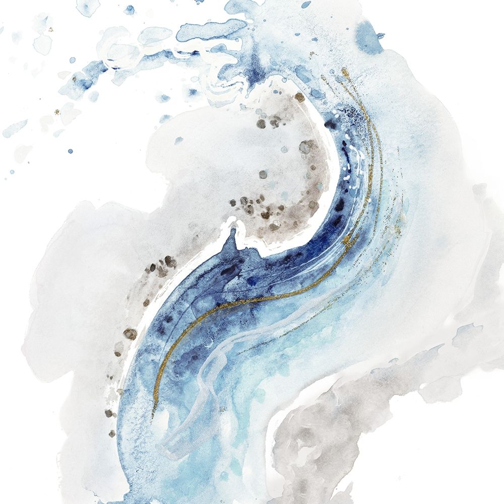 Scrambled Blue River art print by Patricia Pinto for $57.95 CAD