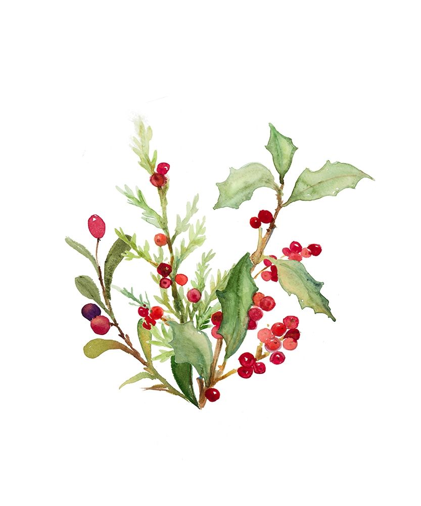 Holly Branches I art print by Lanie Loreth for $57.95 CAD
