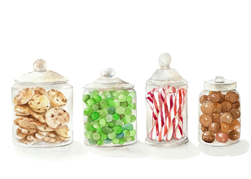 Holiday Candy I art print by Lanie Loreth for $57.95 CAD