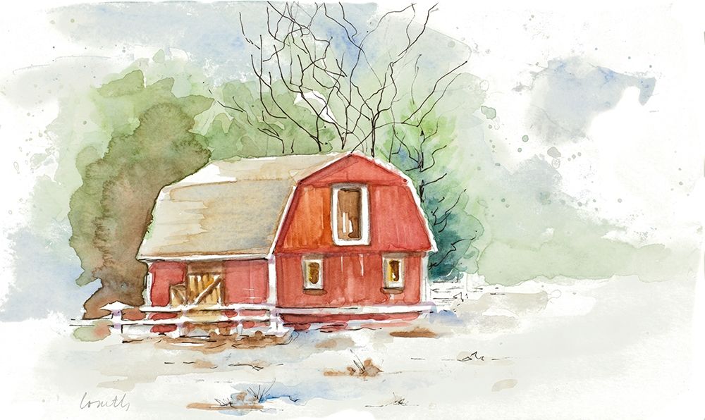 Holiday Town II art print by Lanie Loreth for $57.95 CAD