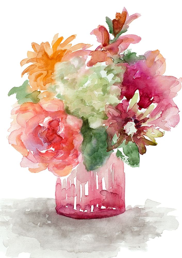 Spring Florals in Vase art print by Lanie Loreth for $57.95 CAD