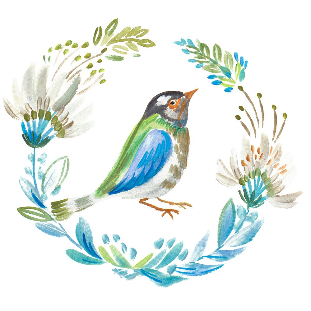 Little Bird Floral IIII art print by Ani Del Sol for $57.95 CAD