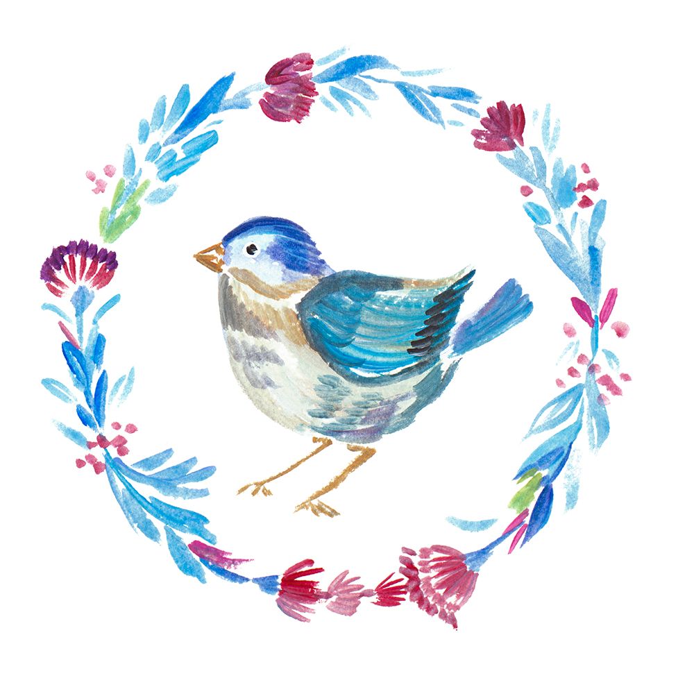 Little Bird Floral IV art print by Ani Del Sol for $57.95 CAD