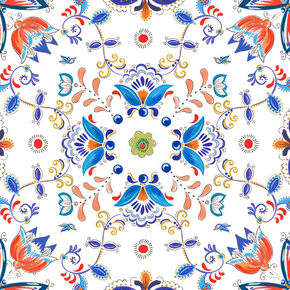 Retro Floral II art print by Ani Del Sol for $57.95 CAD