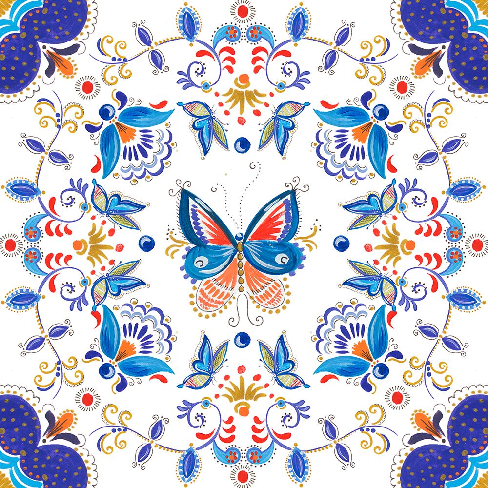 Retro Floral III art print by Ani Del Sol for $57.95 CAD