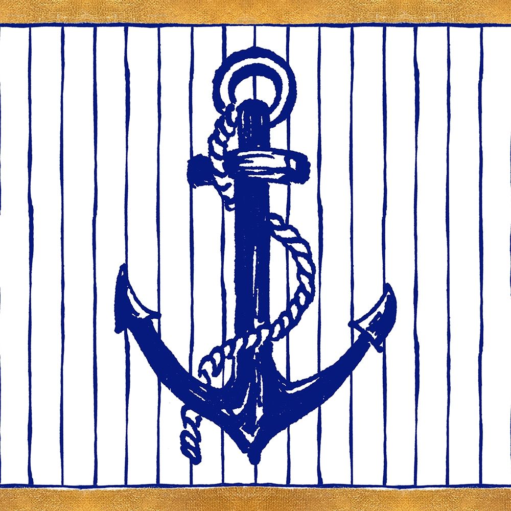Nautical Anchor I art print by Patricia Pinto for $57.95 CAD