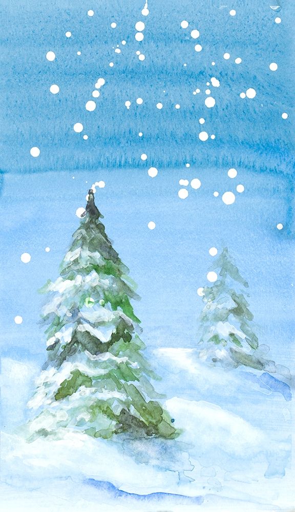 Snowy Pines art print by Lanie Loreth for $57.95 CAD