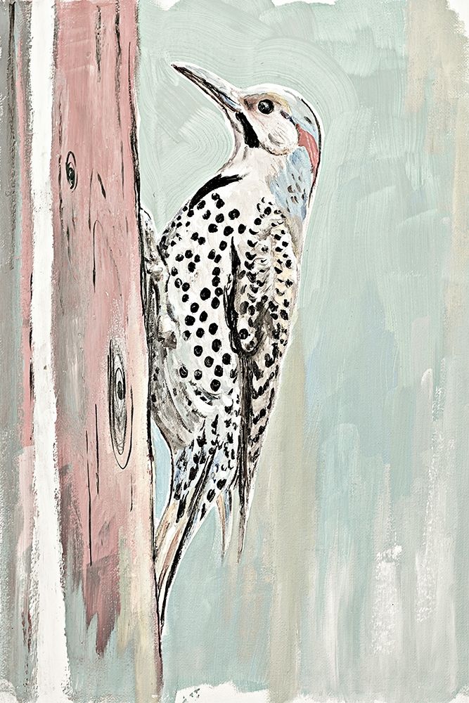 Beige Woodpecker II art print by Patricia Pinto for $57.95 CAD