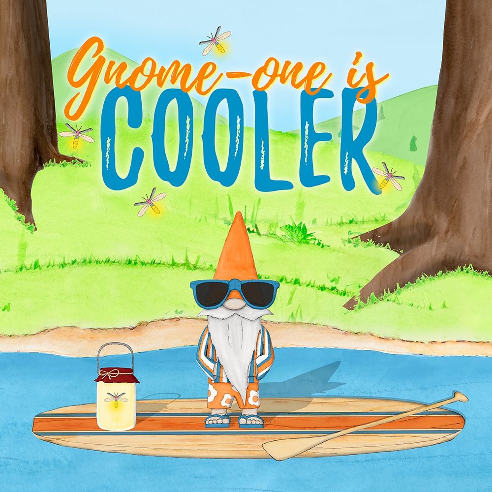 Gnomes on the Water I art print by Hugo Edwins for $57.95 CAD