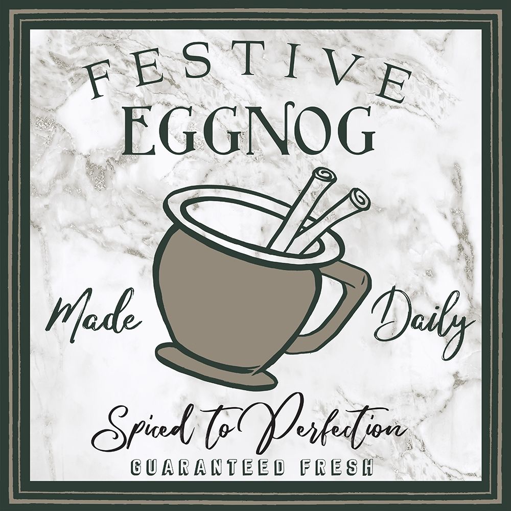 Taupe Christmas Sign II art print by Elizabeth Medley for $57.95 CAD