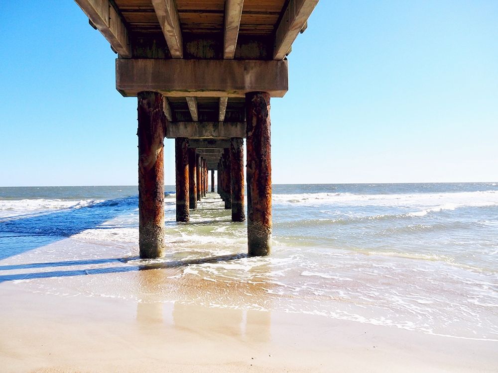 Sunlit Pier I art print by Gail Peck for $57.95 CAD