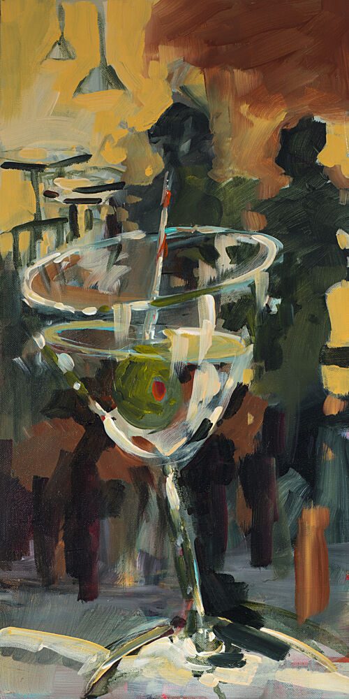 Classy Drink I art print by Jane Slivka for $57.95 CAD