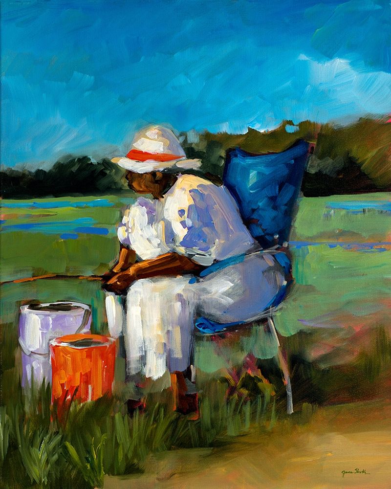 Fishing Again art print by Jane Slivka for $57.95 CAD