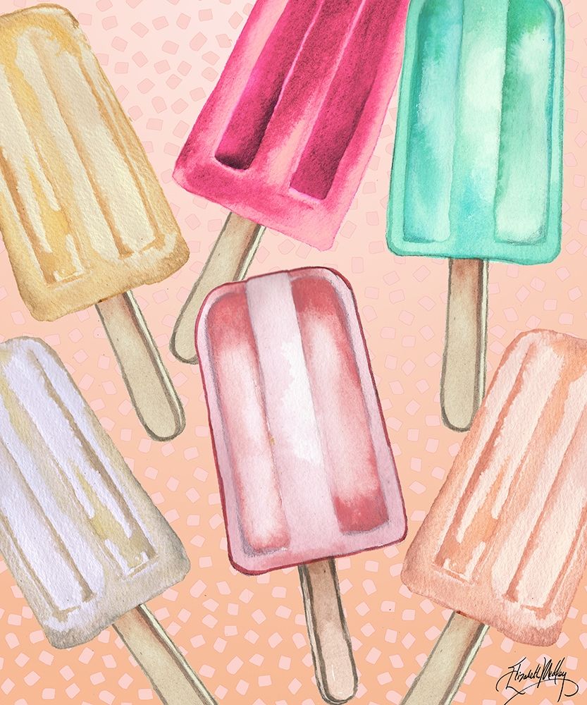 Cool Popsicles art print by Elizabeth Medley for $57.95 CAD