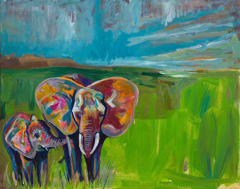 An Elephants Love art print by Andy Beauchamp for $57.95 CAD