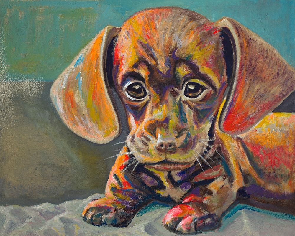 Puppy Face art print by Andy Beauchamp for $57.95 CAD