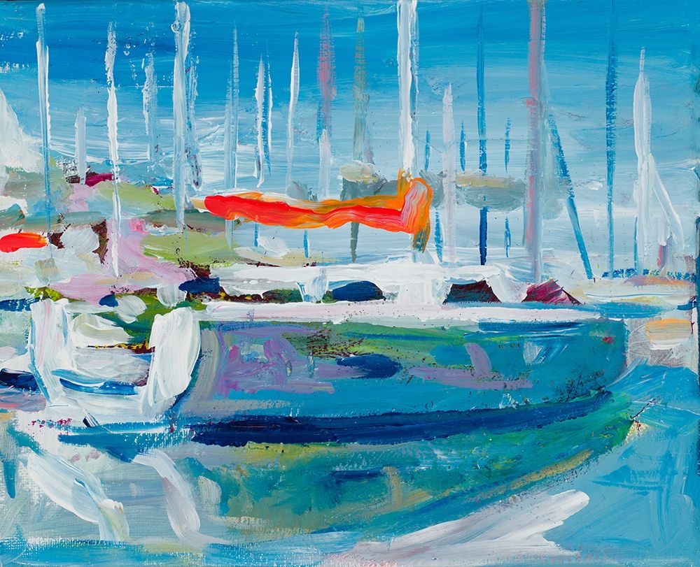 Marina Sailboats art print by Andy Beauchamp for $57.95 CAD