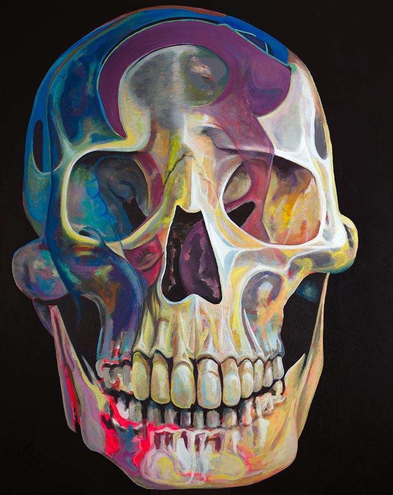 Haunted Skull art print by Andy Beauchamp for $57.95 CAD