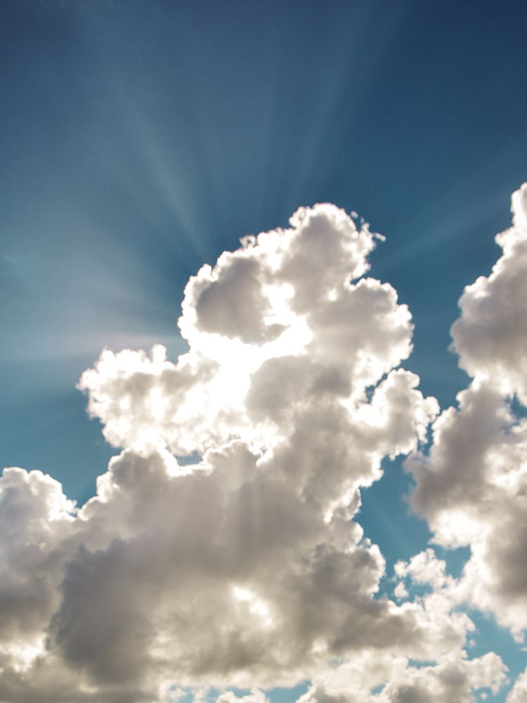 Bursting Cloud art print by Jen Bucheli for $57.95 CAD