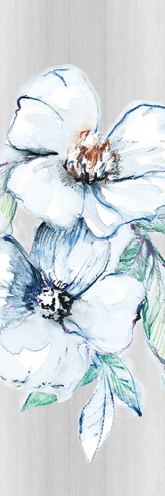 Moonlit Floral Panel II art print by Lanie Loreth for $57.95 CAD