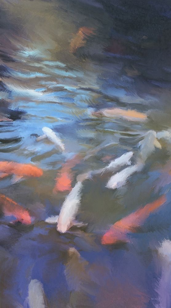 Koi Pool I art print by Dan Meneely for $57.95 CAD