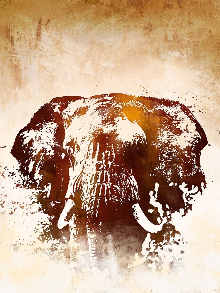 Safari Elephant art print by Dan Meneely for $57.95 CAD