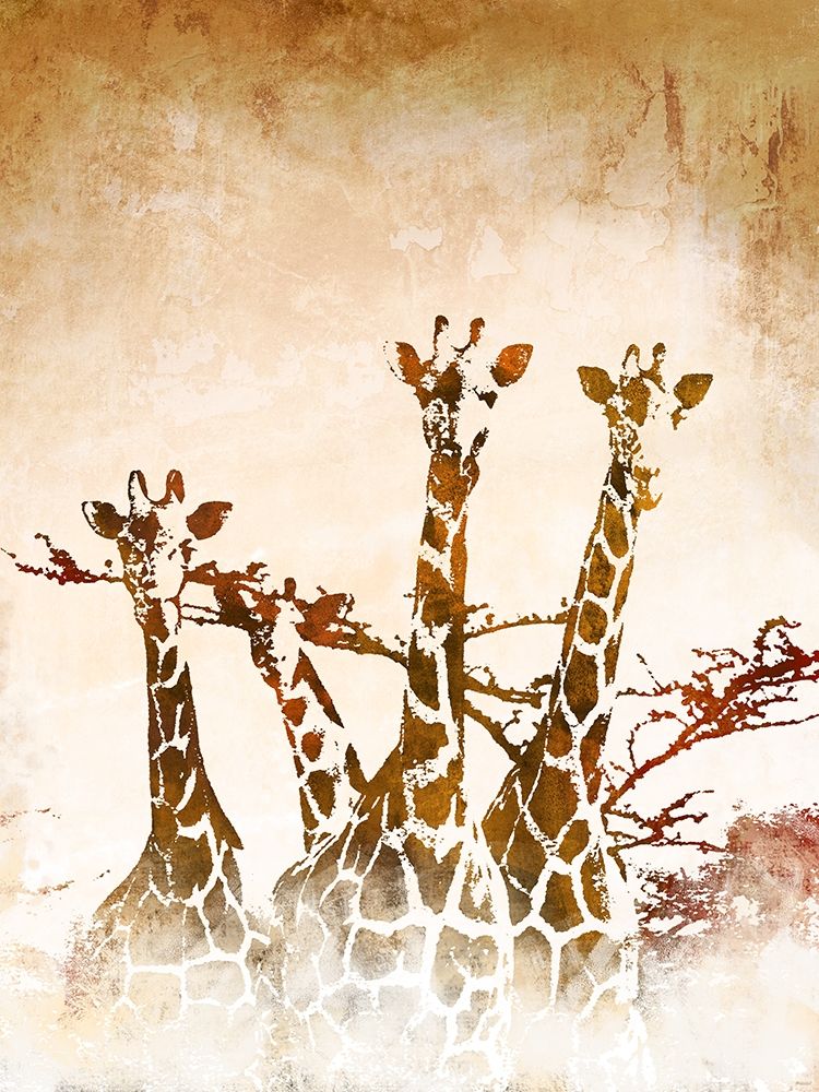 Safari Giraffe II art print by Dan Meneely for $57.95 CAD