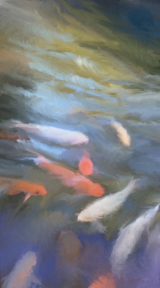 Koi Pool II art print by Dan Meneely for $57.95 CAD