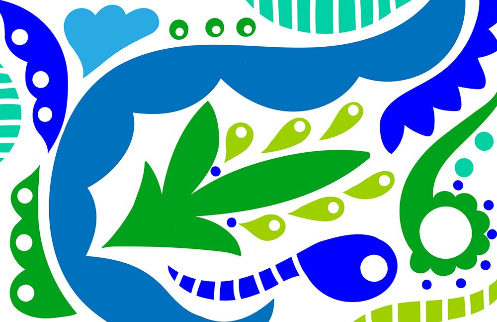 Leaf and Floral Dance art print by Deidre Mosher for $57.95 CAD