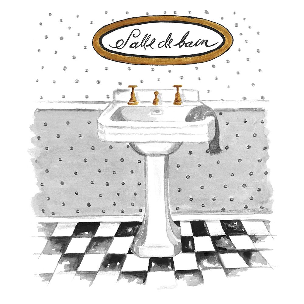 Salle de Bain art print by Patricia Pinto for $57.95 CAD