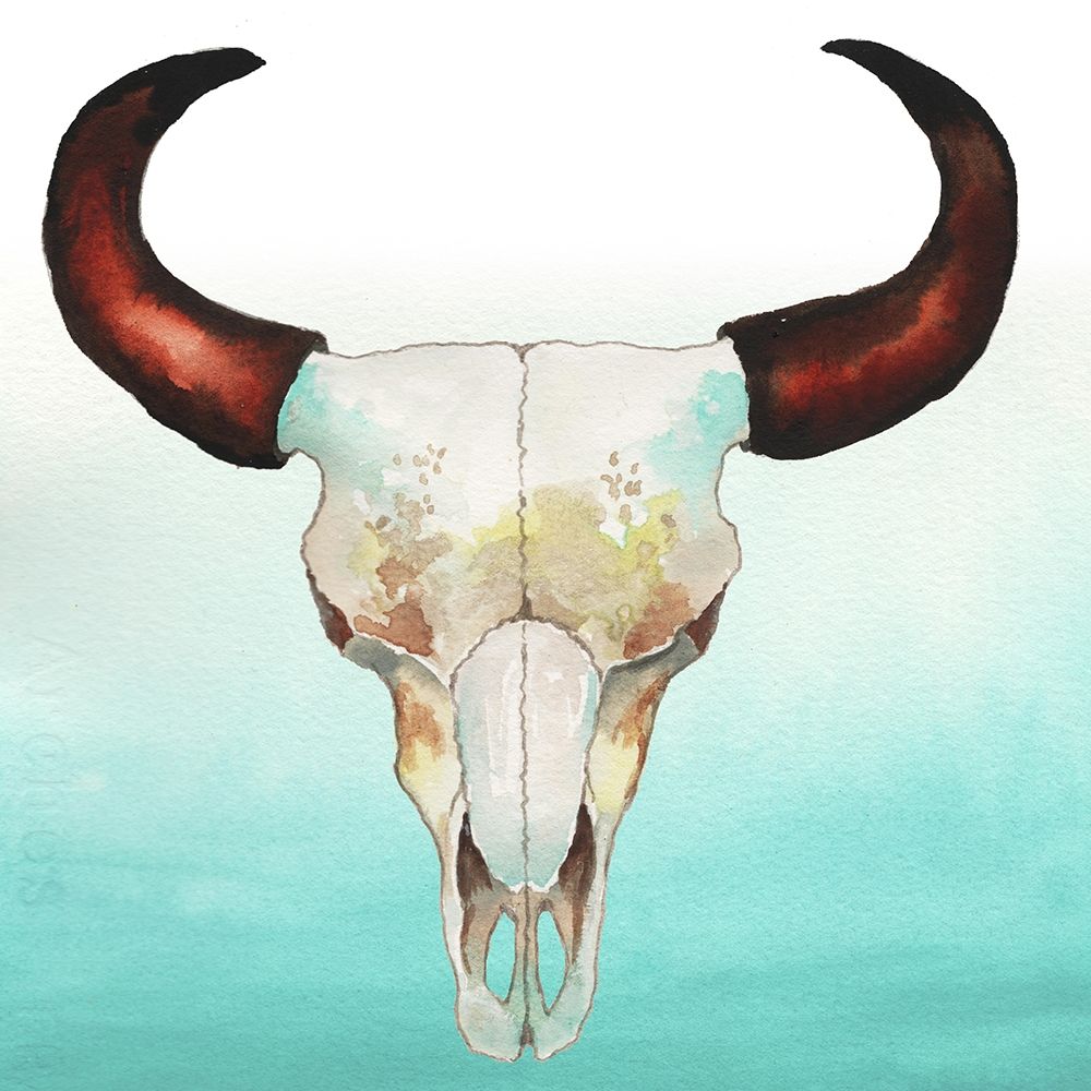 Country Skull art print by Elizabeth Medley for $57.95 CAD