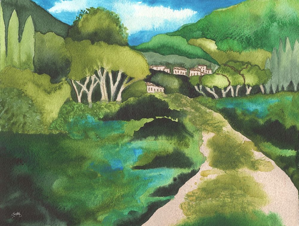 Small Village I art print by Elizabeth Medley for $57.95 CAD