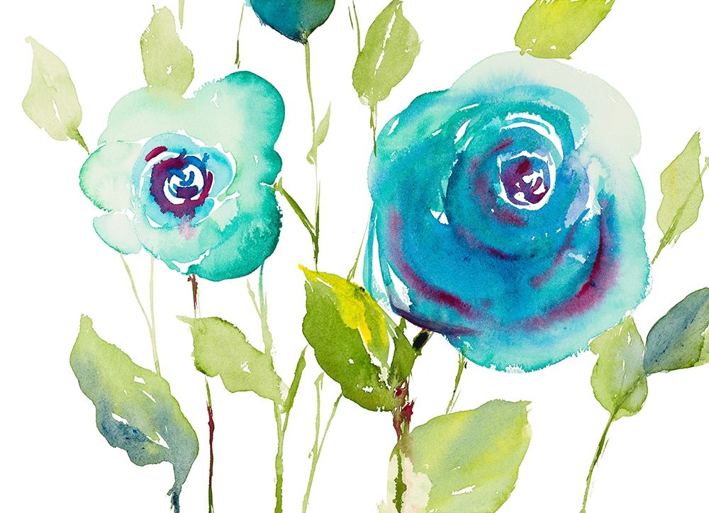Blooming Blues art print by Lanie Loreth for $57.95 CAD