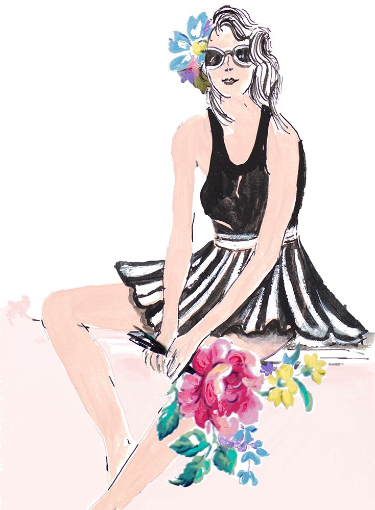 Pink Pop Girl art print by Patricia Pinto for $57.95 CAD