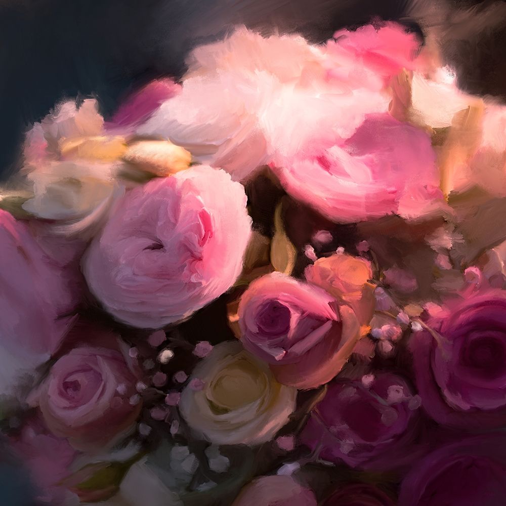 Pink Arrangement art print by Dan Meneely for $57.95 CAD