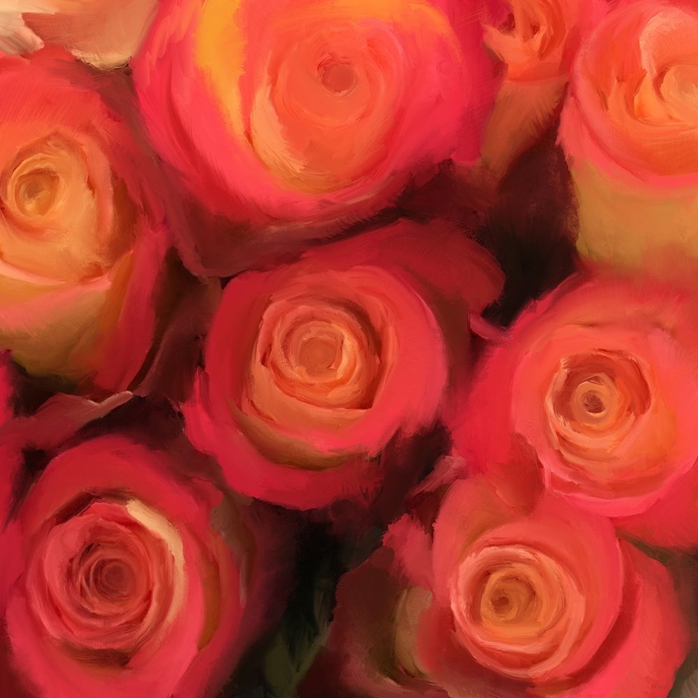 Peach Roses art print by Dan Meneely for $57.95 CAD