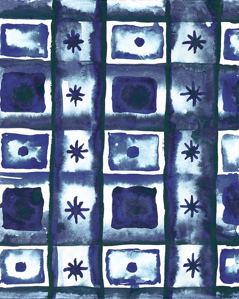 Shibori Box Pattern I art print by Elizabeth Medley for $57.95 CAD