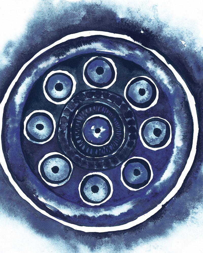 Shibori Circle I art print by Elizabeth Medley for $57.95 CAD