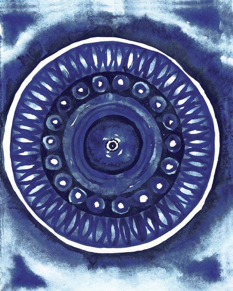 Shibori Circle II art print by Elizabeth Medley for $57.95 CAD