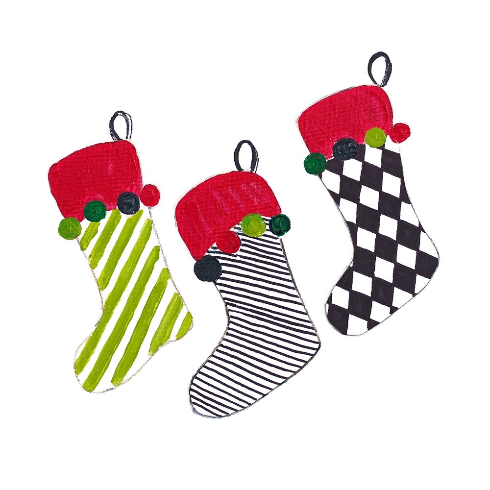 Christmas Stockings art print by Patricia Pinto for $57.95 CAD