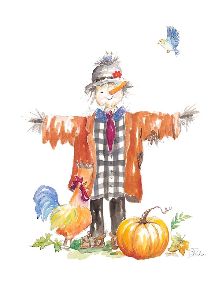 Scarecrow art print by Patricia Pinto for $57.95 CAD
