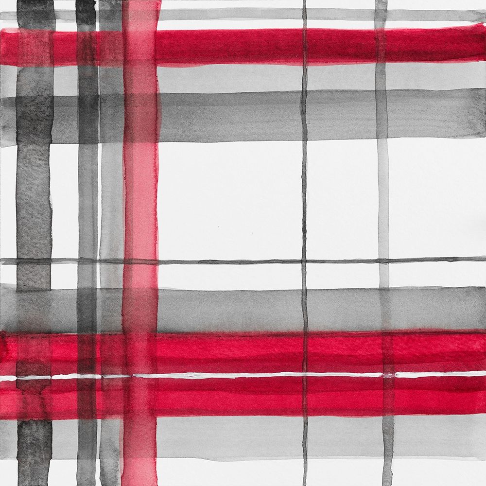 Red Plaid I art print by Lanie Loreth for $57.95 CAD