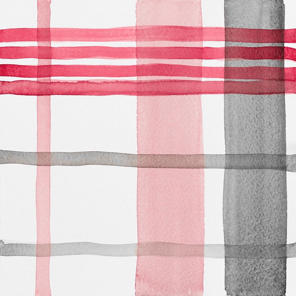 Red Plaid II art print by Lanie Loreth for $57.95 CAD