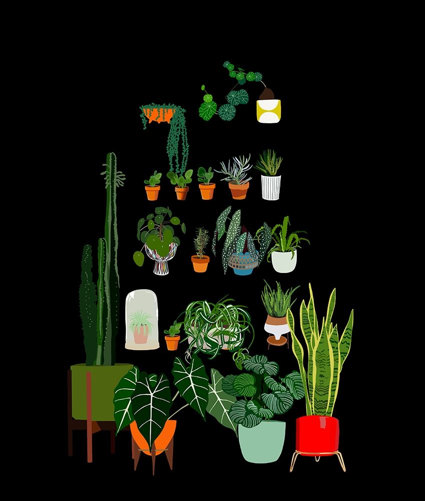 Potted Plant Shelf art print by Jen Bucheli for $57.95 CAD