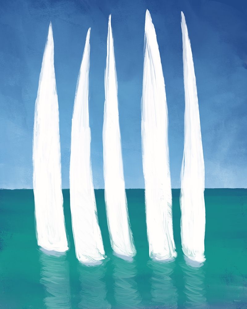 Tall Sailing Boats art print by Dan Meneely for $57.95 CAD