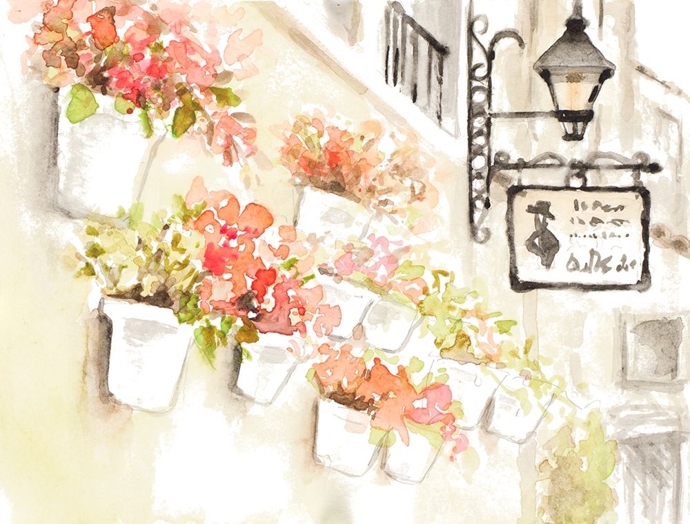 Paris Flowerpots art print by Lanie Loreth for $57.95 CAD